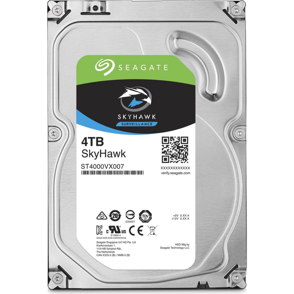 SEAGATE 3.5" 4TB SKYHAWK HDD